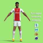 T-Pose body + face rigged Ahmetcan Kaplan Ajax 23-24 T-Pose body + face rigged Ahmetcan Kaplan Ajax 23-24