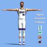 T-Pose Domantas Sabonis Sacramento Kings 23-24
