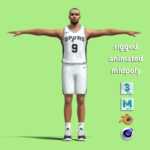 T-Pose Tony Parker San Antonio Spurs