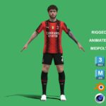 3D Rigged Davide Calabria AC Milan 2024
