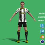 3D Rigged Federico Chiesa Juventus 2024