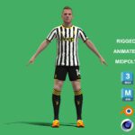 3D Rigged Arkadiusz Milik Juventus 2024