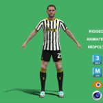 3D Rigged Adrien Rabiot Juventus 2024