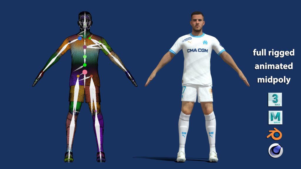 Jordan Veretout Marseille 23-24 3d animation 1 a0 2