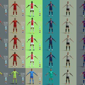 Bulk 1: Ajax - Barca - PSG - Juventus - Milan - Roma - Benfica - Marseille