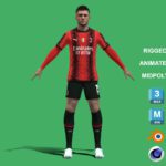 3D Rigged Luka Jovic AC Milan 2024