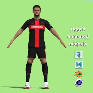 T-Pose Rigged Jonas Hofmann Leverkusen
