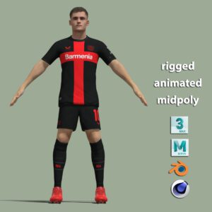 T-Pose Rigged Florian Wirtz Leverkusen