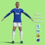 T-Pose Rigged Branthwaite Everton