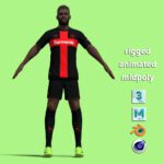 T-Pose Rigged Victor Boniface Leverkusen