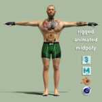 T-Pose Rigged Conor Mcgregor UFC