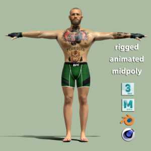 T-Pose Rigged Conor Mcgregor UFC