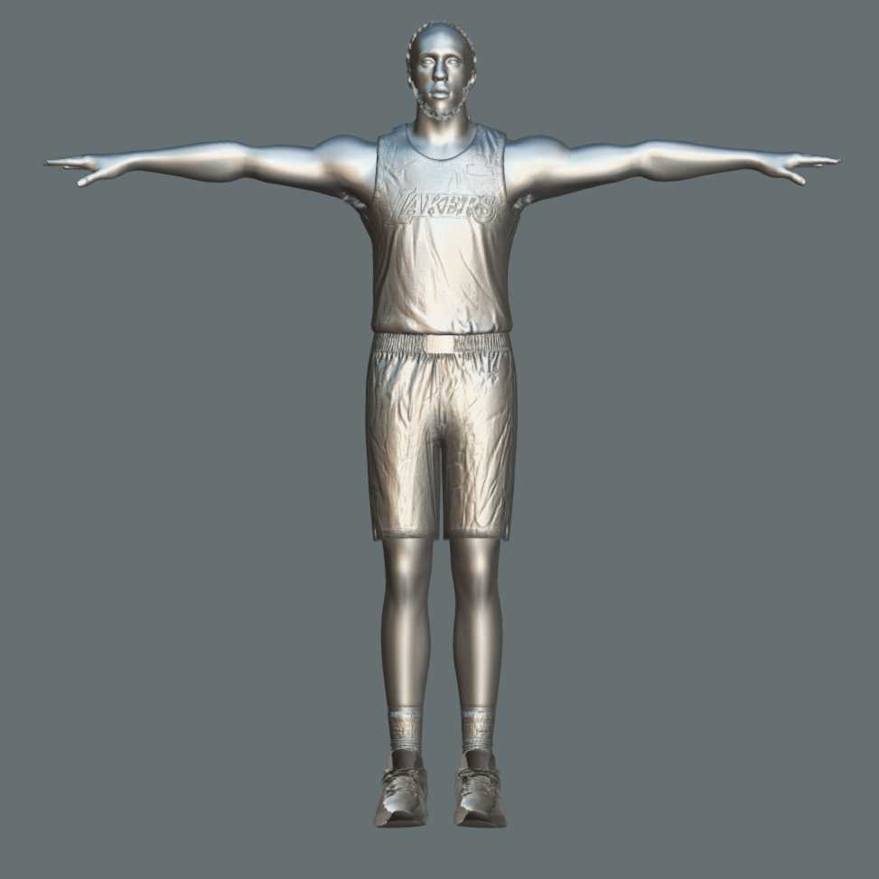 a3 T-Pose rigged Taurean Prince Los Angeles Lakers