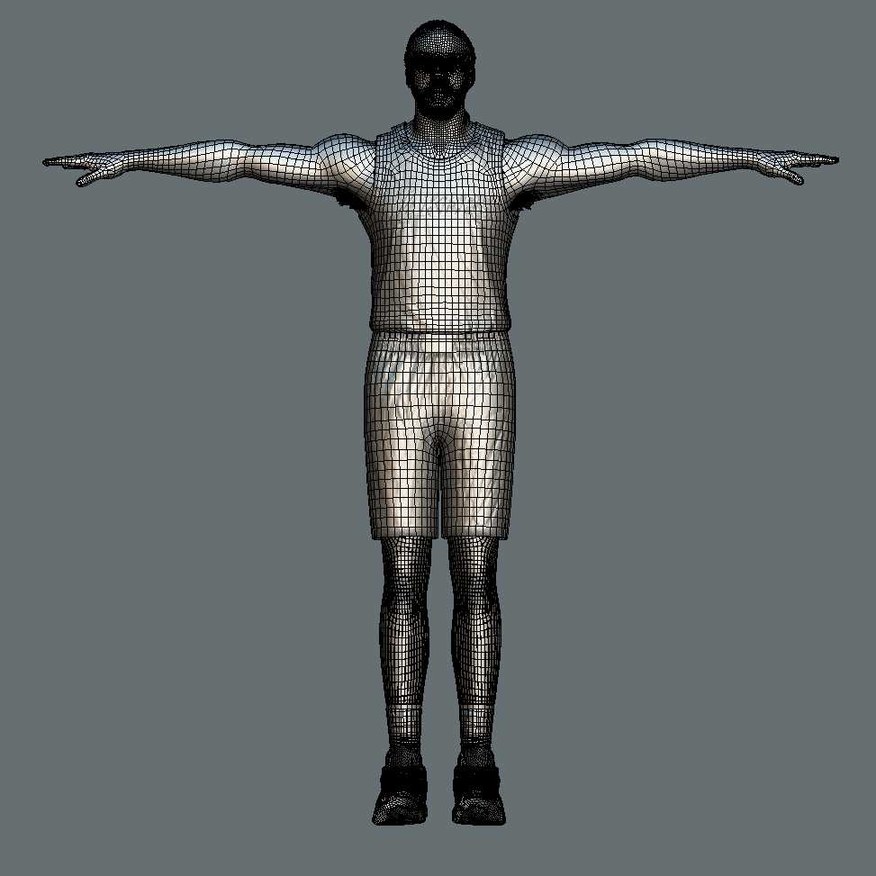 a4 T-Pose rigged Taurean Prince Los Angeles Lakers