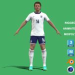 3D Rigged Conor Gallagher England Euro 2024