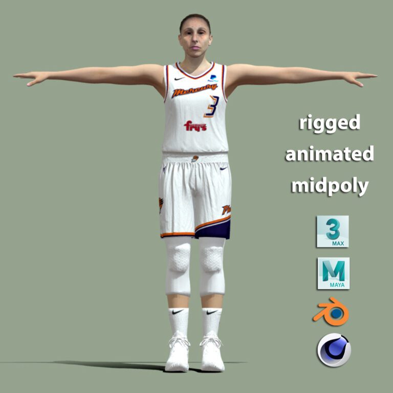 3d WNBA model Archives - 3DPassion.NET