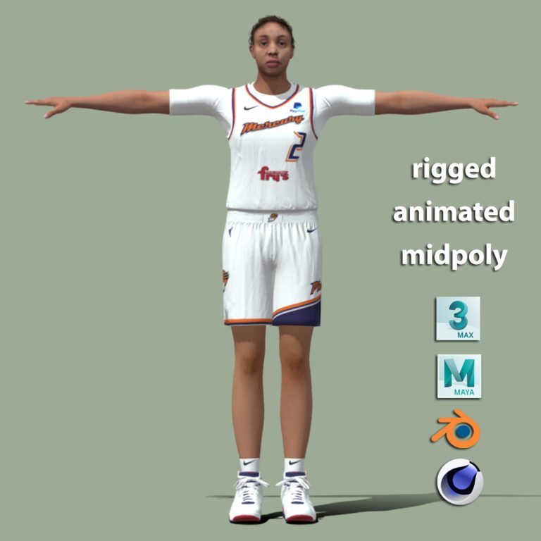 3d WNBA model Archives - 3DPassion.NET