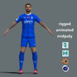 T-Pose Rigged Mitrovic Al Hilal