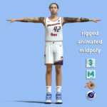 T-Pose Rigged Brittney Griner WNBA