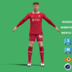 3D Rigged Ben Doak Liverpool 2025