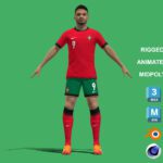3D Rigged Goncalo Ramos Portugual Euro 2024