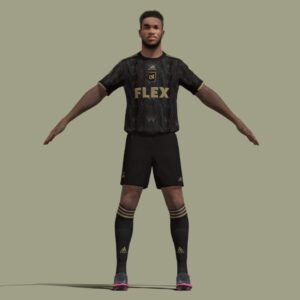 T-Pose Rigged Jose Cifuentes Los Angeles FC