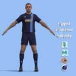 T-Pose Rigged Daniel Gazdag MLS Philadelphia