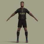 T-Pose Rigged Jose Cifuentes Los Angeles FC