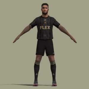 T-Pose Rigged Jose Cifuentes Los Angeles FC