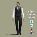 Business man walking