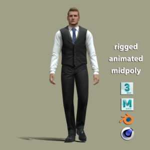 Business man walking