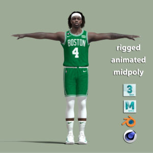 T-Pose Rigged Jrue Holiday Boston Celtics
