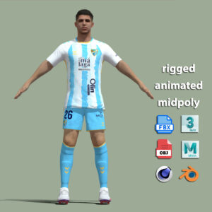T-Pose Rigged Antonio Cordero Malaga