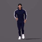 Sport man jogging video