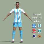 T-Pose Rigged Antonio Cordero Malaga