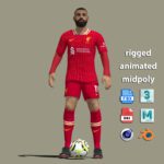 Mohamad Salah 3d model