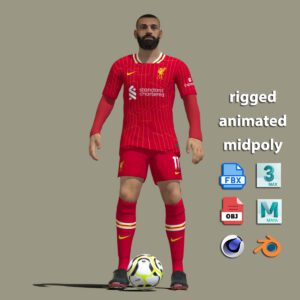 Mohamad Salah 3d model