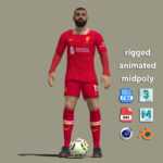 Mohamed Salah Liverpool 24-25 animation