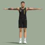 T-Pose Rigged Kierstan Bell Las Vegas Aces T-Pose Rigged Kierstan Bell Las Vegas Aces
