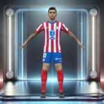 3D Rigged Angel Correa Atletico Madrid 2025