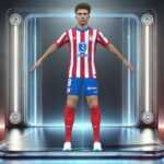 3D Rigged Pablo Barrios Atletico Madrid 2025