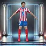 3D Rigged Robin Le Normand Atletico Madrid 2025