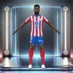 3D Rigged Thomas Lemar Atletico Madrid 2025
