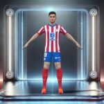 3D Rigged Julian Alvarez Atletico Madrid 2025