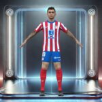 3D Rigged Angel Correa Atletico Madrid 2025