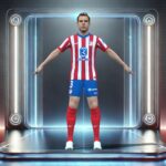 3D Rigged Cesar Azpilicueta Atletico Madrid 2025