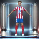 3D Rigged Pablo Barrios Atletico Madrid 2025