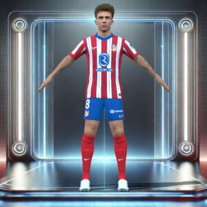 3D Rigged Pablo Barrios Atletico Madrid 2025