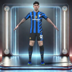 3D Rigged Alessandro Bastoni Inter Milan 2025