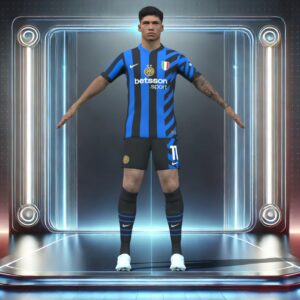 3D Rigged Joaquin Correa Inter Milan 2025